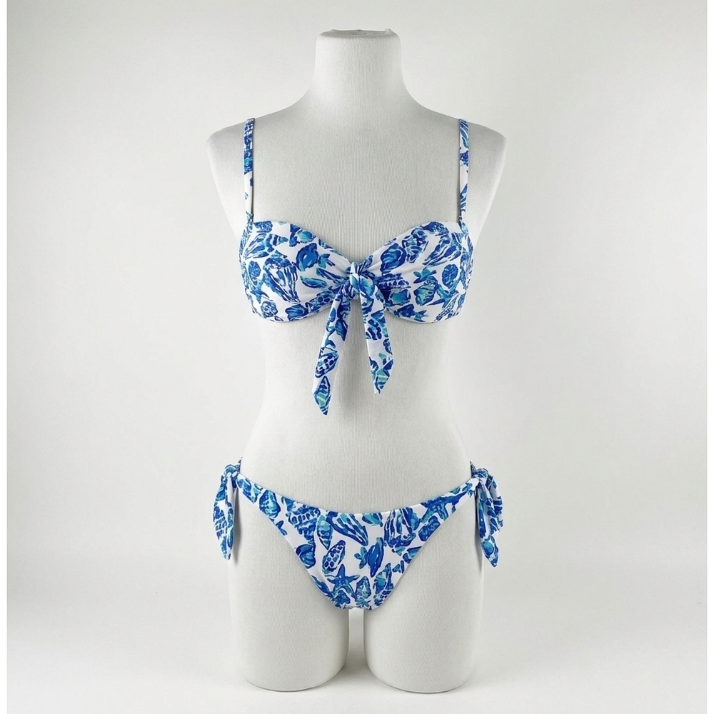 NEW LILLY PULITZER roga bikini bottom in shell collector